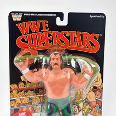 Mattel WWE Superstars Jake The Snake Roberts LJN Style Retro Figure Black card