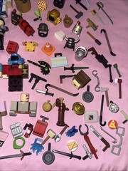 Large Mixed Lot of Robolox Action Figures & Accessories Toy Lot