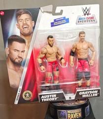 Austin Theory & Grayson Waller, A-Town Down WWE Action Figure set Mattel 2 pack
