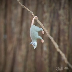 Itty Bitty Possums (Bag of 8) – Miniature Animal Figurine Toys – Archie McPhee