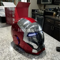 US AUTOKING Iron Man MK5 1:1 Helmet Wearable Voice-controlled Mask Cosplay Prop