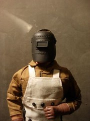 1/6 scale resin cast- Engineers welding mask set for Ultimate Soldier or GI Joe
