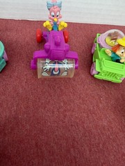 Vintage lot of 8 Warner Tiny toons functioning vehicles 2.5 inches long 1992