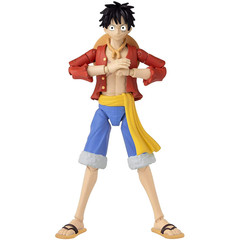 Bandai- One Piece Anime Heroes Monkey D. Luffy 6.5” Action Figure