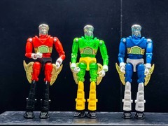 TOMY LEGACYSOUL Microman Command 3 pieces per set; no packaging
