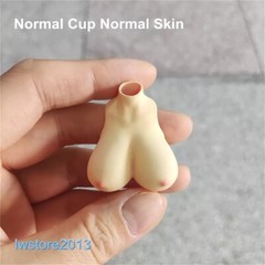 1:12 Normal Size Skin Bust Breast Cover Replacement Model For 6” Female Body