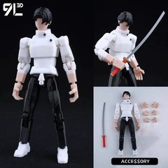 9L 3D Anime Figure Jujutsu Kaisen Sukuna T13 Movable Dummy Lucky13 Toy Gift