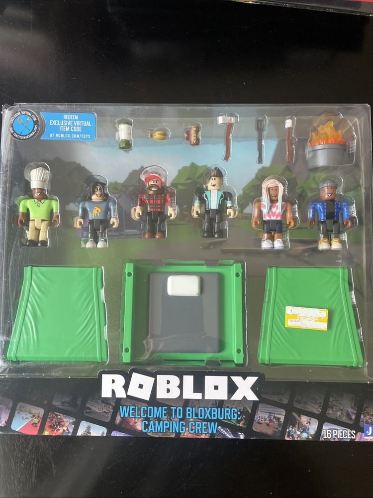 Roblox Welcome To Bloxburg Camping Crew Playset & Figures 16Pcs