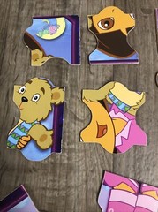 Dora The Explorer Boots Sleepy Time Puzzle Playskool 2008 Hasbro Bedtime A1