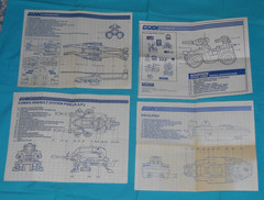 vintage G.I. GI JOE INSTRUCTIONS BLUEPRINTS LOT x10 Manta Havoc Asp FREE SHIP