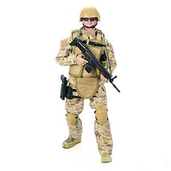12 Inch Action Figures Military Set, 1/6 Scale Action Figures Set with Weapon…