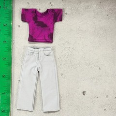 BW-BK-CA-SET: 1/12 Fabric Casual Outfit for Storm Arena Baki Hanma Figure