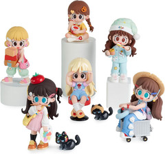 Milay Daily Times Series Single Box (Contains 1 Figure), Blind Box Cute Figures