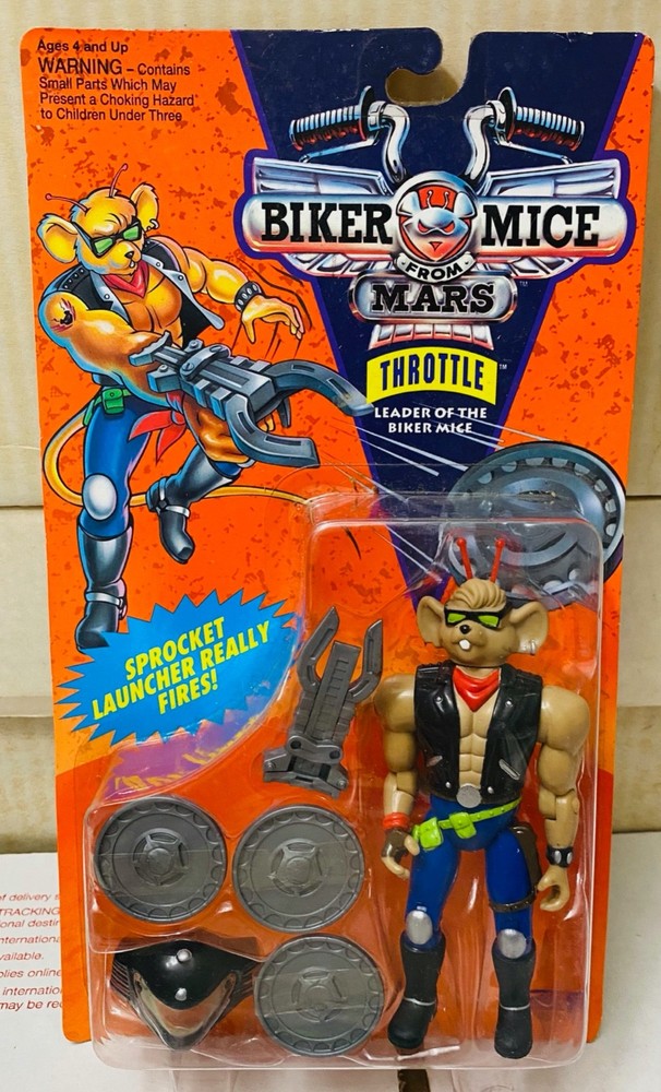 1994 BIKER MICE FROM MARS Leader of the Mice Throttle rare