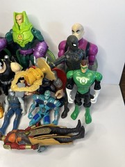 Collector Reseller Lot Of 13 Various Action Figures From Various Years DC Etc