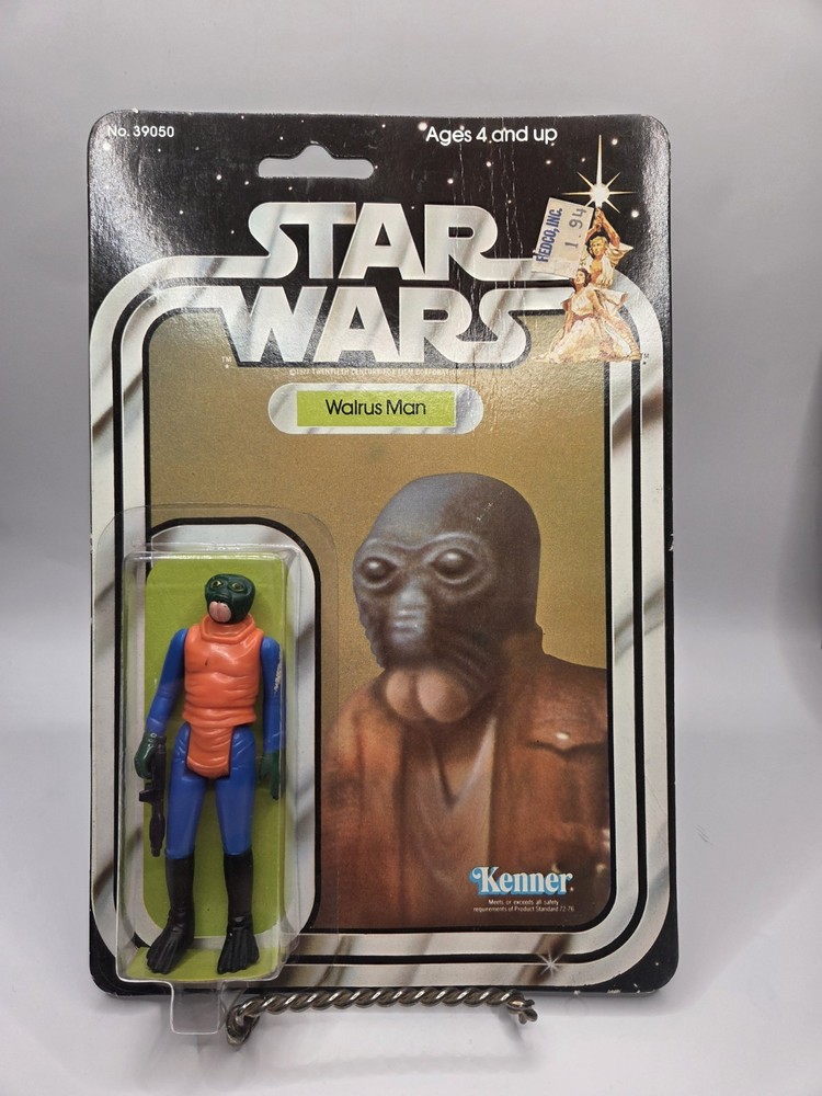 Vintage Star Wars Kenner 1978 Walrus Man 21 Back MOC Sealed. (Read)