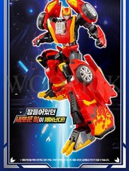 Metal Cardbot S Season2 3-Type Set BLUE COP CIELO REDBLITZ Transformer Robot Toy