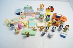 Bluey Figures Lot – 19 Character Figures + Furniture Playset Bundle
