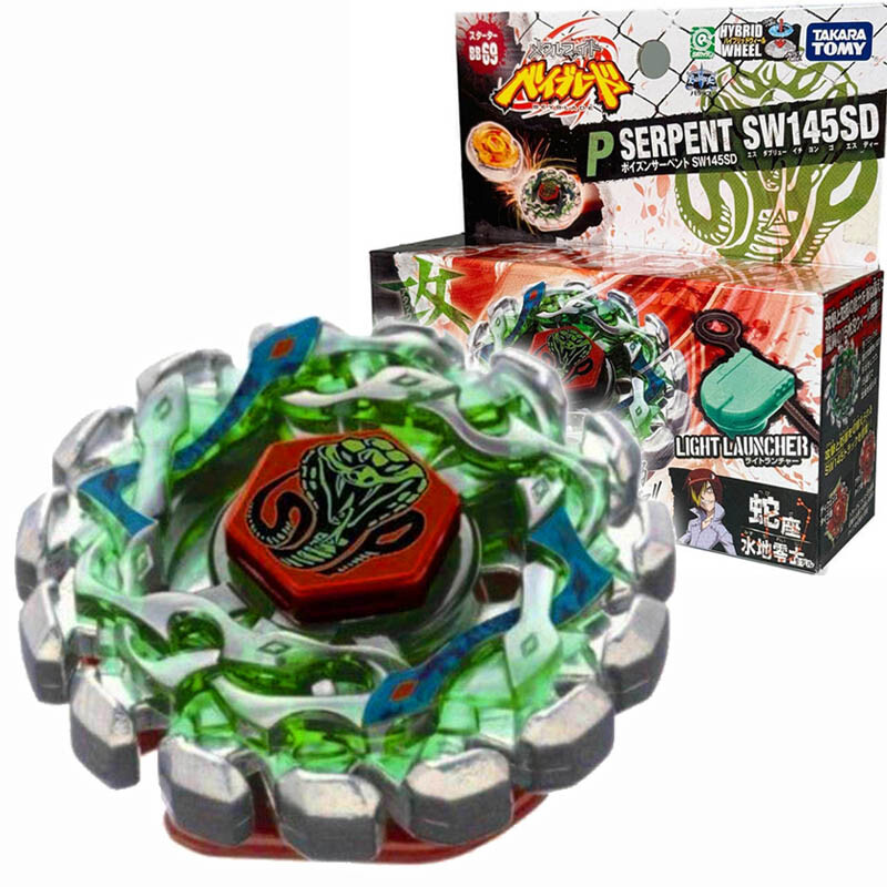 Tomy Takara Poison Serpent SW145SD Beyblade Metal Fusion Fury Launcher BB69 New