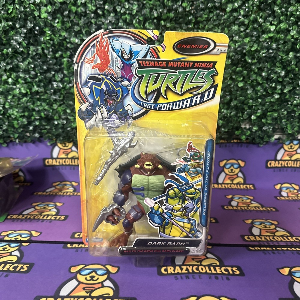 Playmates TMNT Dark Raph Fast Forward Figure MOC Ninja Turtles 2008 New