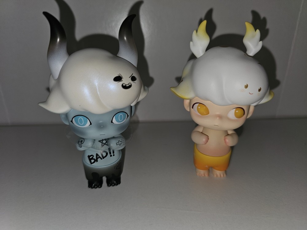 Dimoo World Pop Mart Figures Devil & Angel Bundle Deal Collectible Bundle 2