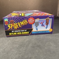 SKYLINE WEB-RUNNER SKY SCRAPER STUNT SET SPIDER-MAN ANIMATED NEW TOY BIZ