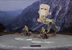 MICRO GALAXY SQUADRON STAR WARS FIGURE ROTJ ENDOR SET #LE0006