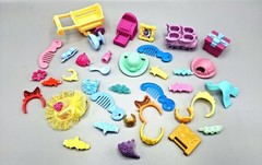 My Little Pony G4 Mixed Accessories Lot 37 Hats Wagon Bow Headbands Crowns Clips