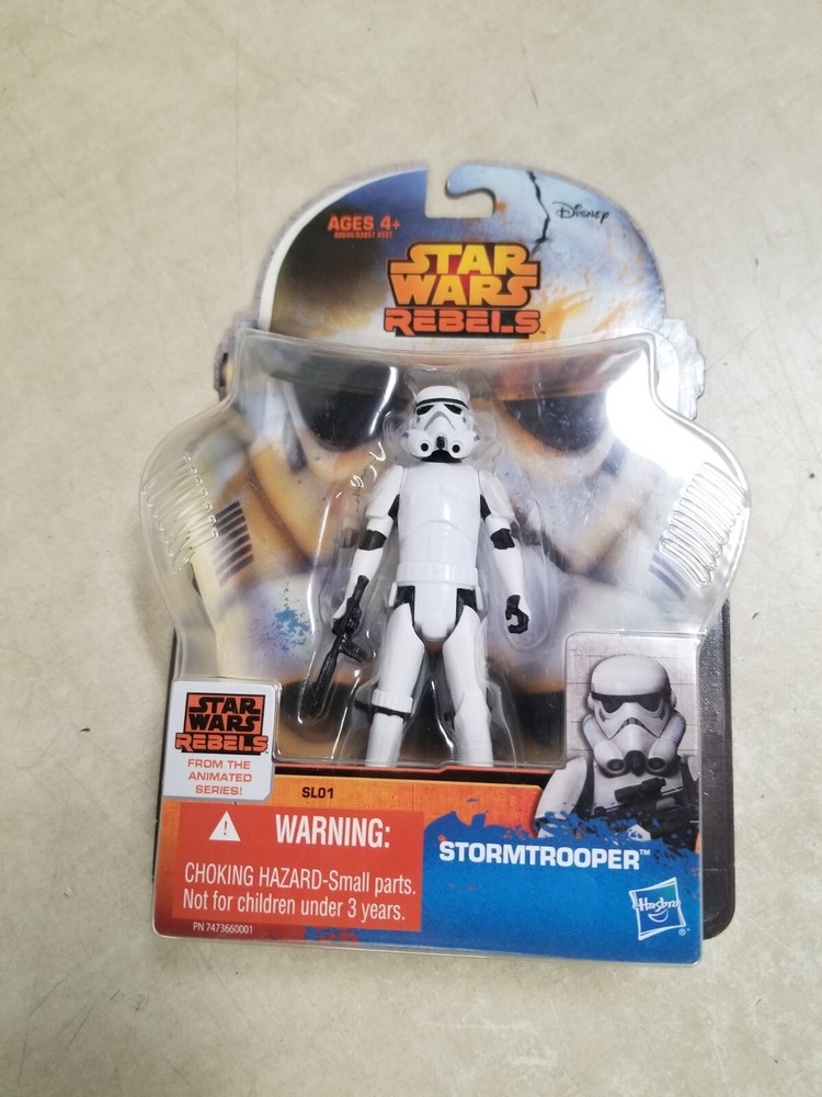 NEW Sealed DISNEY Hasbro Star Wars Rebels STORMTROOPER Action Figure SL01 3.75″