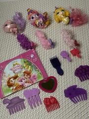 Disney Princess Palace Pets Assorted Figures LOT of 3 Whisker Haven Tales