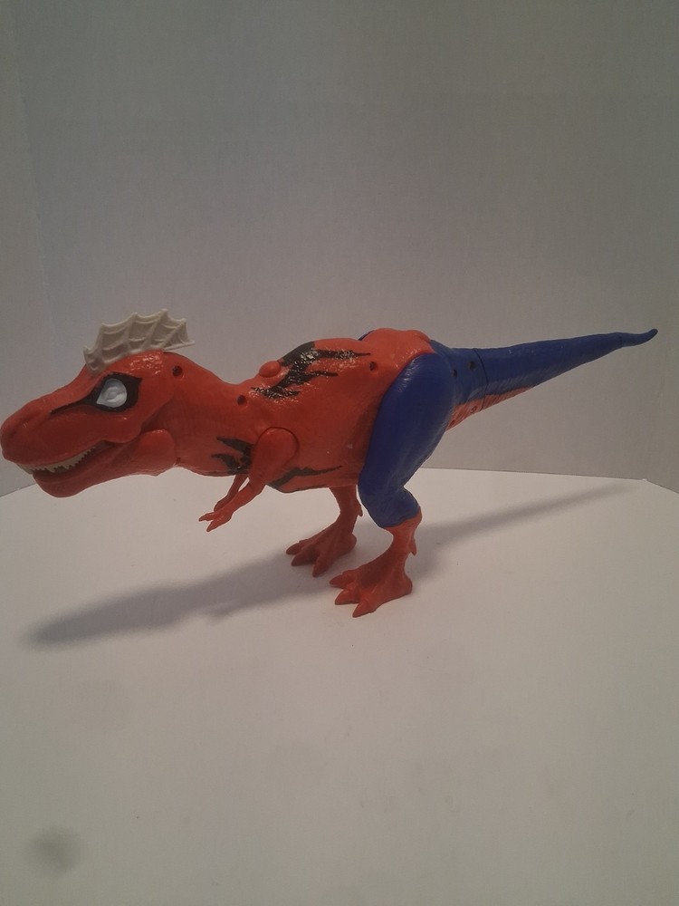 Marvel Spiderman Web Chompin Spider Rex T Rex Dino 2022 No Dart Parts/repair ￼￼