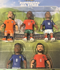 Supergoal All Stars Soccer 5 Pack Collectible Action Figures Set International