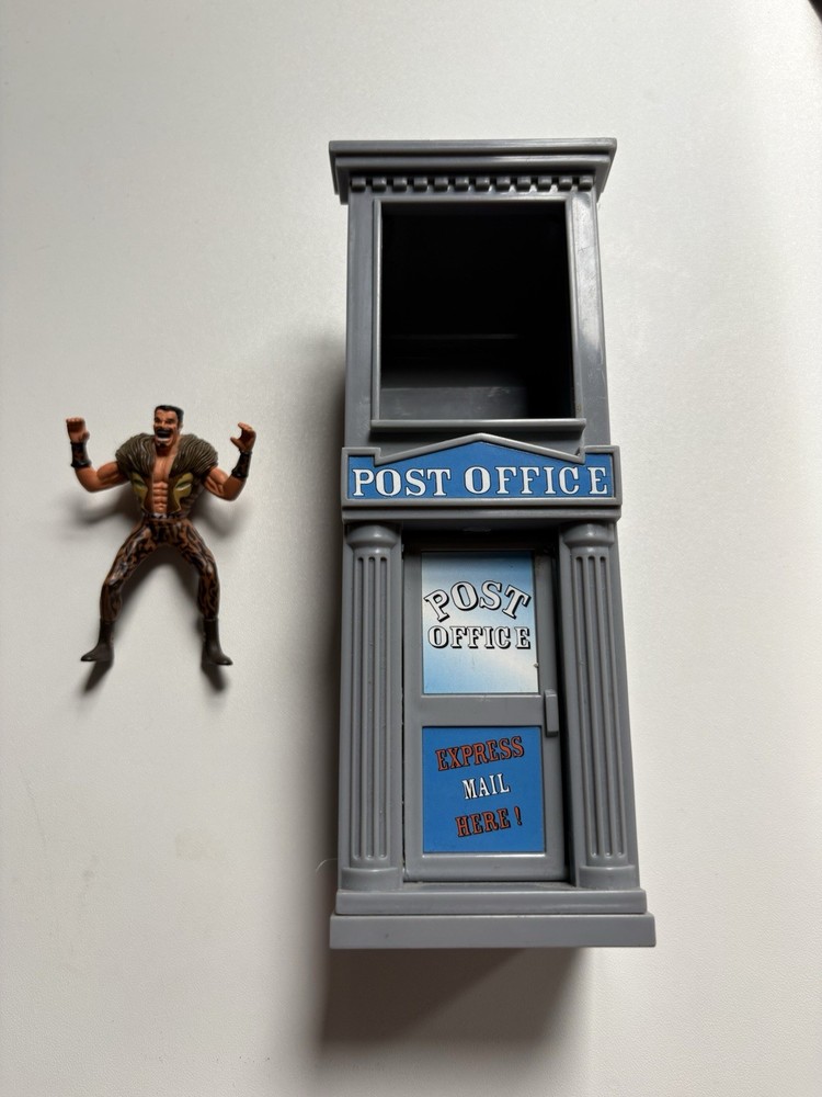 Kraven The Hunter and Post Office Spider Man Stunt Series Toy Biz Marvel Set2005