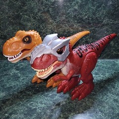ZURU Robo Alive Attacking T-Rex Dinosaur Battery Robotic Toy Lot Tested & Works