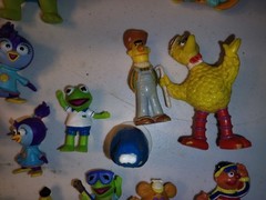 Vintage To Modern Sesame Street Mixed Toy Lot Sale Kermit Elmo Big Bird Oscar