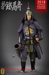 KLG R016 Ming Dynasty Series Guanning Iron Ride Shcc2018 Limited 1/6 Figure