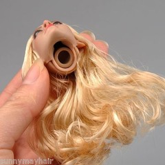 1/6 TBLeague Large Bust Suntan Seamless Body Blonde Hair Female Head Figure Toy
