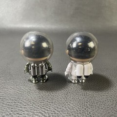 Ryan’s World Ryan Astronaut Space Suit 3″ Figure Lot Of 2 White, Silver 2018