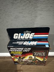 K24i0067 MACHINE GUN DEFENSE UNIT MIB MINT IN BOX SEALED BAG 1984 GI JOE VINTAGE
