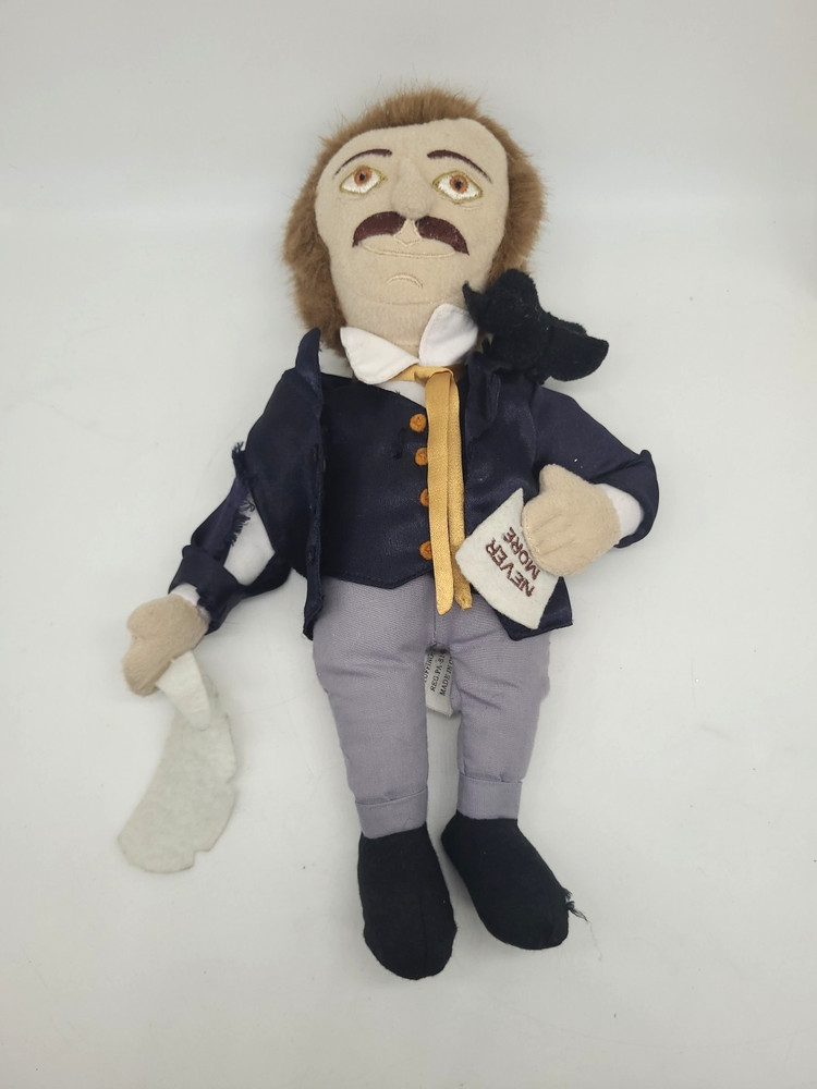 Creation Station Famous Be’an Collectible Plush Edgar Allen Poe 10” Bean Politic