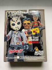 2002 Cinema Of Fear Jason Freddy Leatherface Mini Figures Horror Mezco Mez Itz