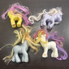 My Little Pony Generation 3 (G3) Lot of 4 Pony Figures Hasbro Vintage 2002
