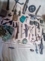 GI Joe Accessories 43 PC Lot MOST FOR 12 INCH GI JOE’S 2000-2009