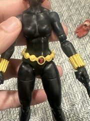 Marvel Legends Kitbash Pinless Black Widow (read Description)