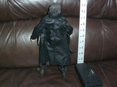 THE CROW REEL TOYS 2002 BRANDON LEE 12 INCH FIGURE WITH SOUND OPENED complete