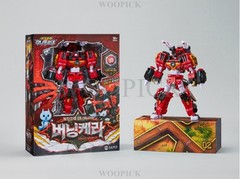 Miniforce Dinoid Warrior DINO COMMANDER+THUNDER TYRA STORM TERA BURNING KERA Set