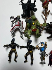 Mixed Lot 11 Papo Knights Pirates Fantasy Orc Dog Medieval Figures, Weapons