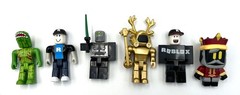 Roblox Figures – Mixed Lot of 6 – Sharksie Super Fan 1x1x1x1 Simoon68 Boy Guest