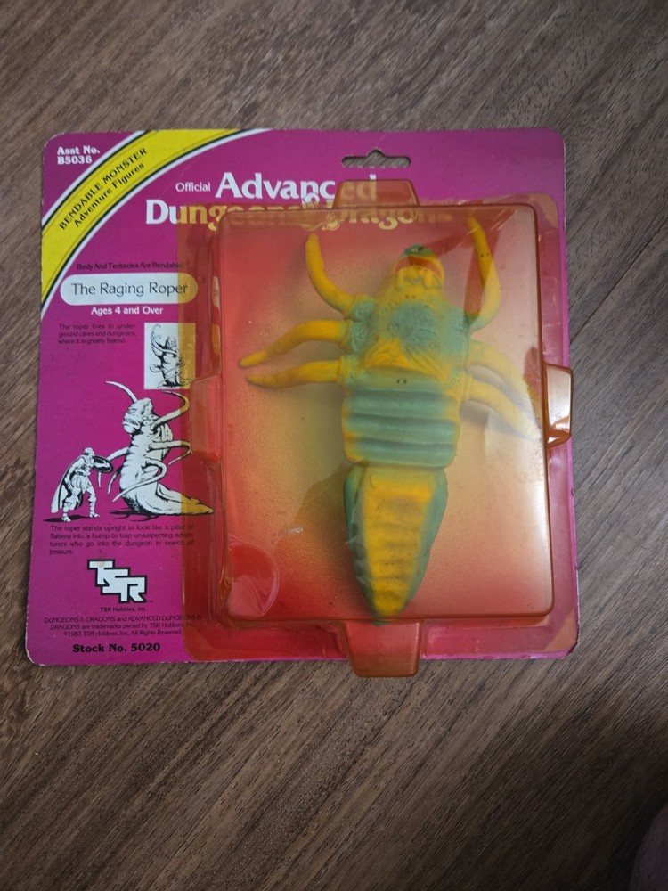 THE RAGING ROPER Vintage 80’s Advanced D&D Dungeons & Dragons in package