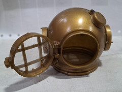 Vintage 1964 Hasbro Hong Kong GI Joe Deep Sea Diving Helmet with Plates NJ-110